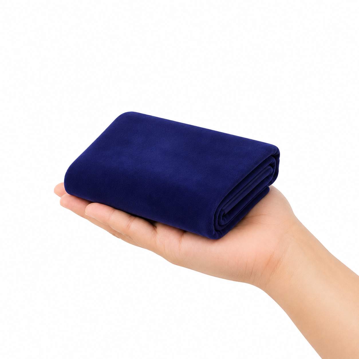 Premium Inflatable Travel Pillow with Soft Velvet Flocking | Lightweight Portable Air Pillow for Travel, Office, Home & Camping | Neck & Back Support Cushion