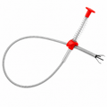Premium Stainless Steel Drain Clog Remover Spring Tool | Flexible Sink & Pipe Hair Catcher Cleaner | Kitchen & Bathroom Drain Cleaning Tool