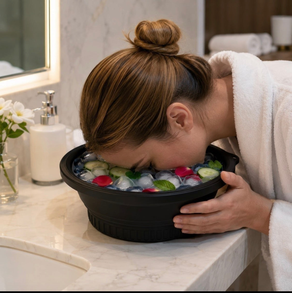 Premium Facial Ice Bath Bowl | Refresh, Depuff & Revitalize Your Skin
