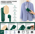 Premium Portable Handheld Mini Steam Iron | 2-in-1 Dry & Steam Garment Steamer | Travel Clothes Iron for Home & Travel